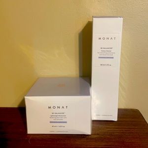 Monat Be Balanced foamy cleanser and moisturizer!